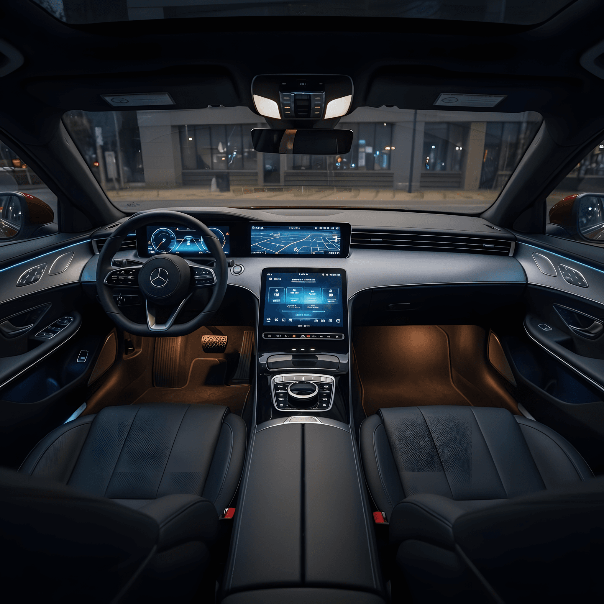 Mercedes Interior Dashboard