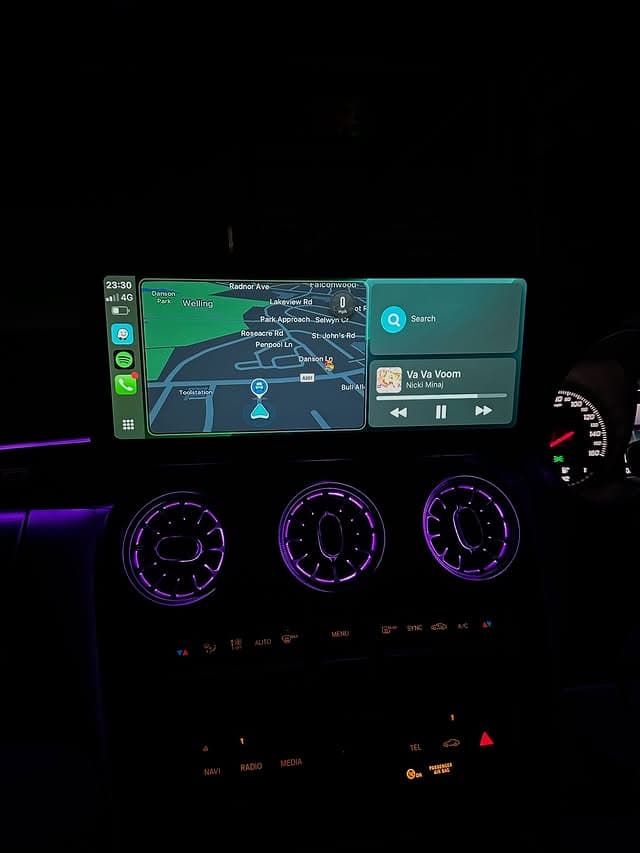 Mercedes digital screen upgrade